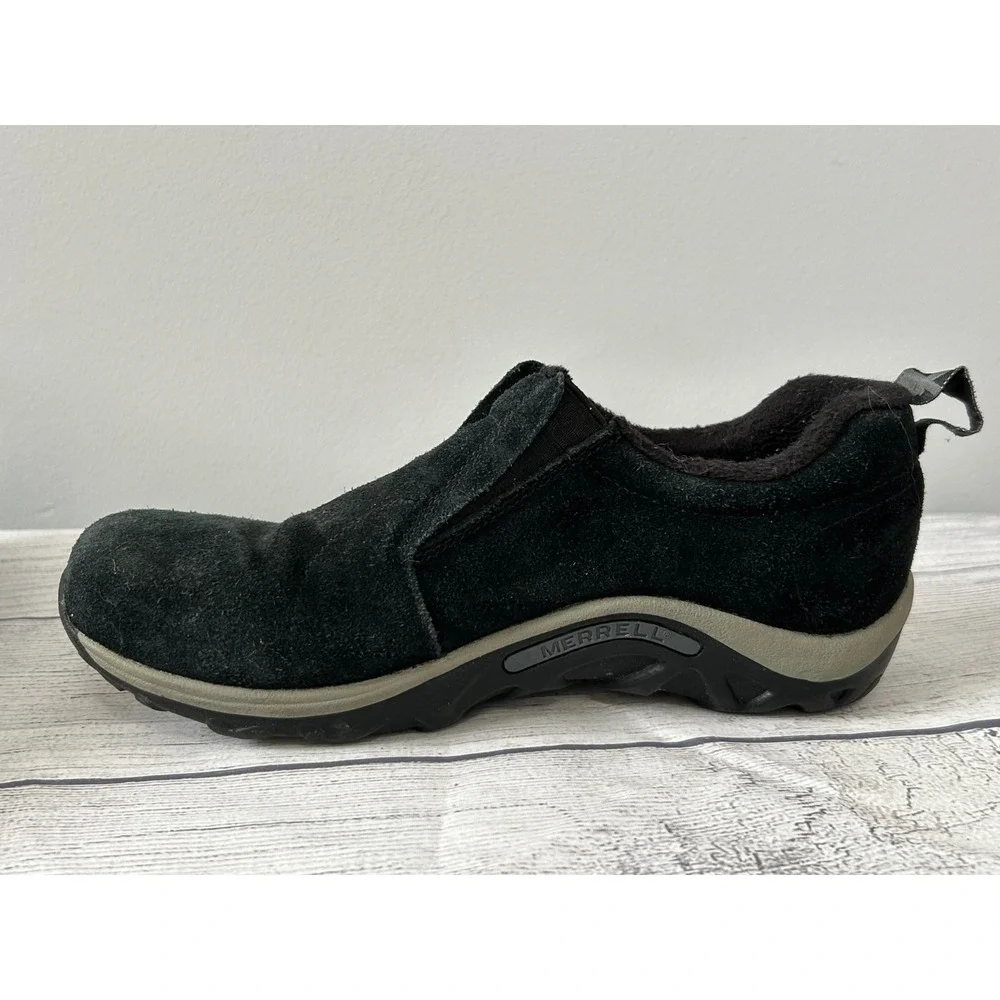 Merrell Jungle Moc Frosty Waterproof Kids‎ Boys 5 Black Slip On Shoes Casual